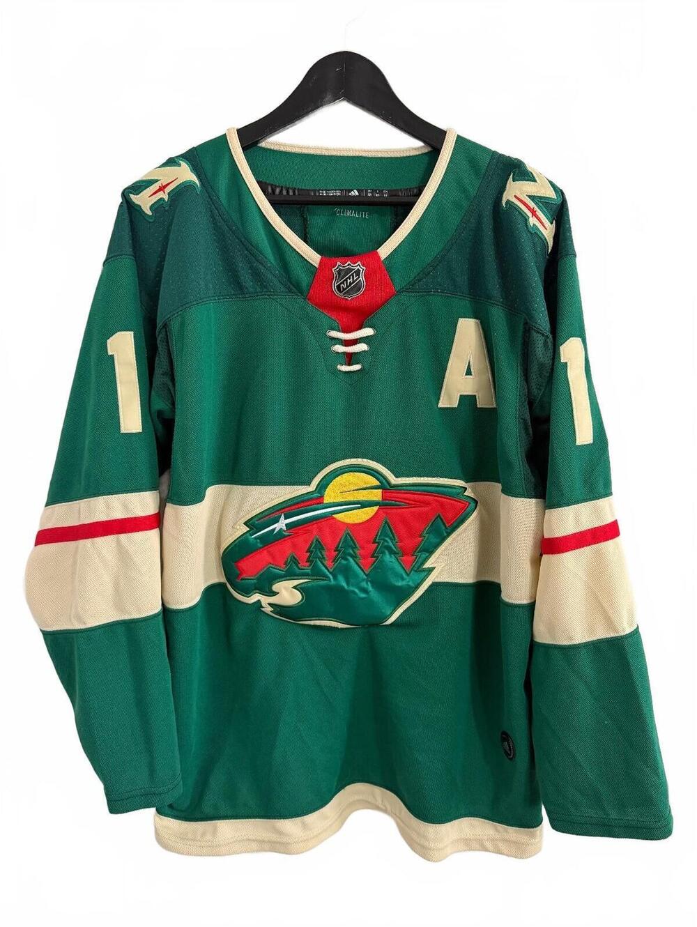 Zach Parise Minnesota Wild Adidas NHL Hockey Jersey Size L